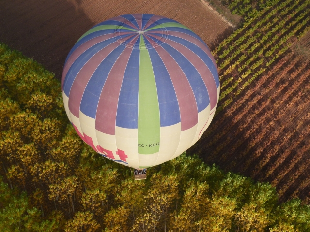 Paseando en globo